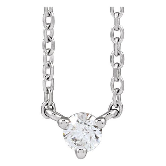 Round 3-Prong Necklace or Center
