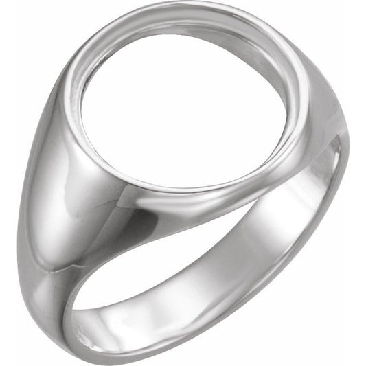 13 or 13.9 mm Coin Frame Ring