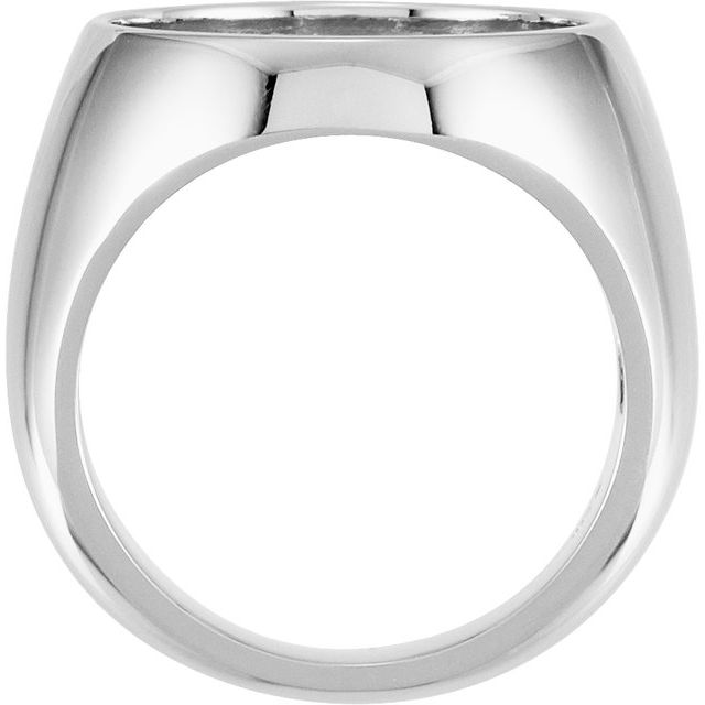 17.9 mm Coin Frame Ring