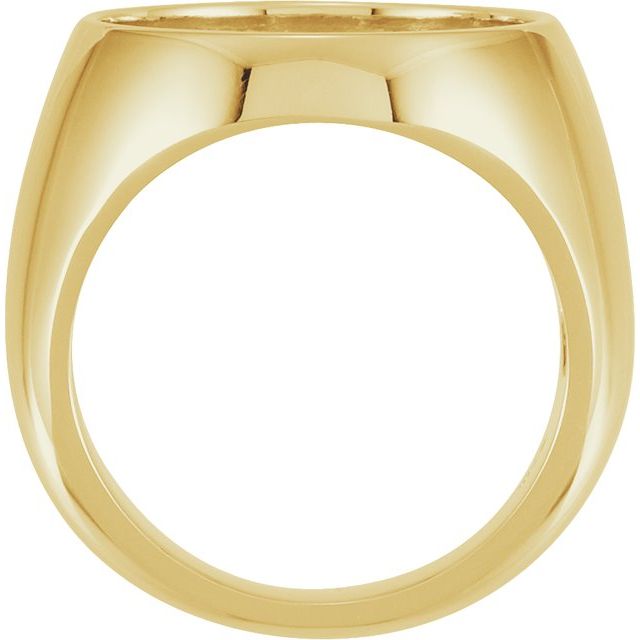 17.9 mm Coin Frame Ring