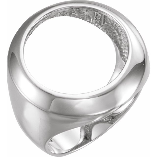 17.9 mm Coin Frame Ring