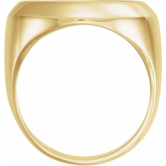 17.9 mm Coin Frame Ring