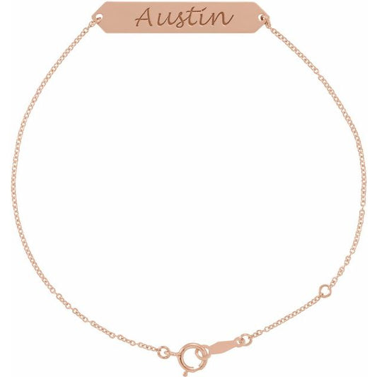 Engravable Geometric Bracelet