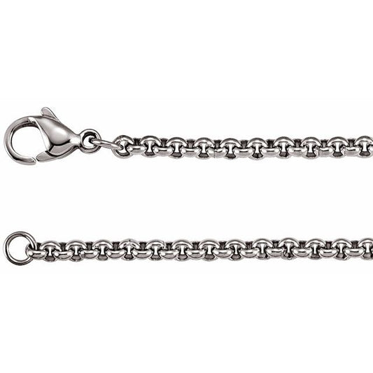 3 mm Stainless Steel Rolo Chain