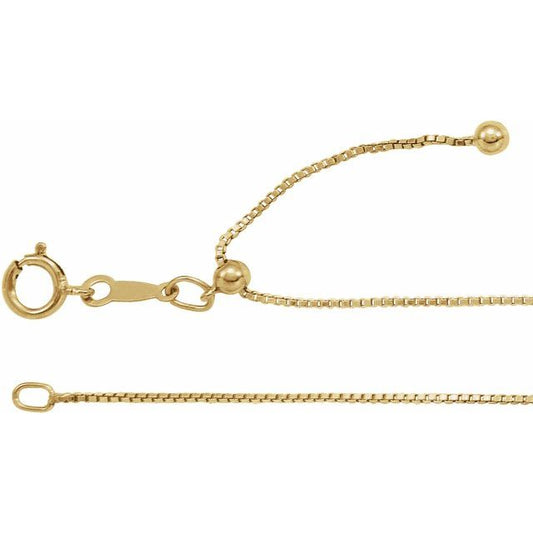 .85 mm Adjustable Box Chain