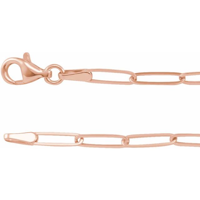 2.6 mm Paperclip-Style Chain