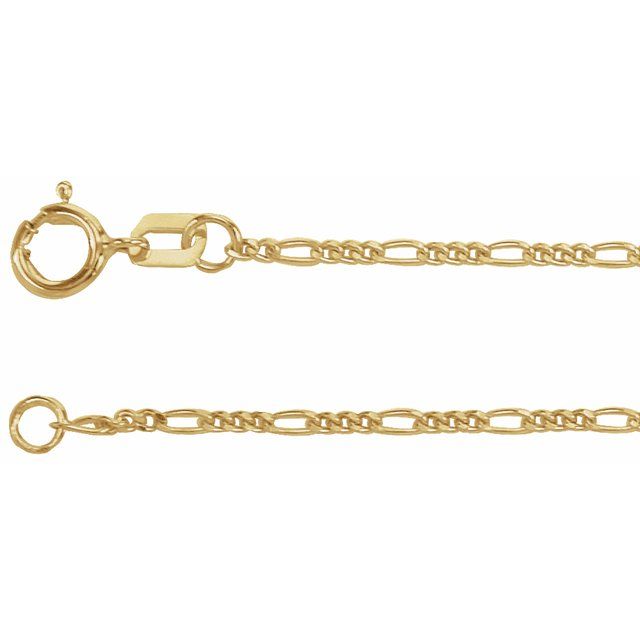 1.28 mm Figaro Chain