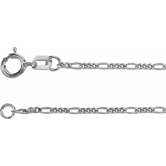 1.28 mm Figaro Chain