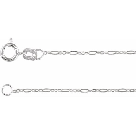 1.25 mm Figaro Chain