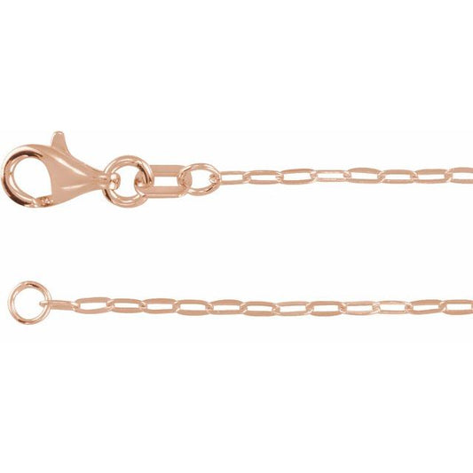 1.25 mm Paperclip-Style Chain