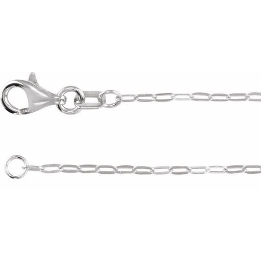 1.25 mm Paperclip-Style Chain