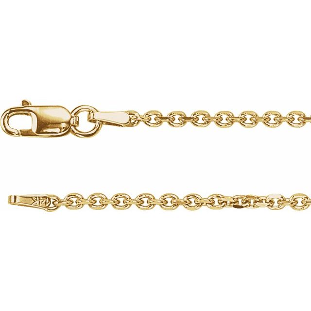 1.75 mm Diamond-Cut Cable Chain