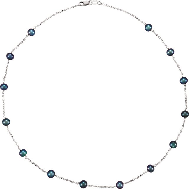 Pearl Station Necklace