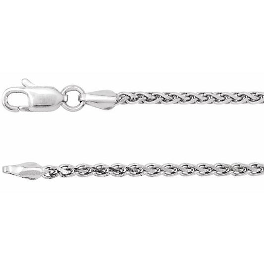 1.05 mm Diamond-Cut Wheat Chain