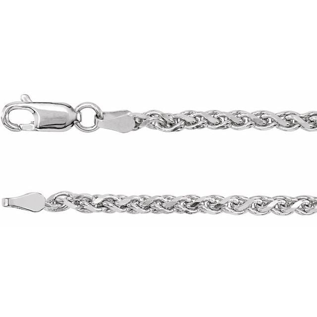 1.05 mm Diamond-Cut Wheat Chain