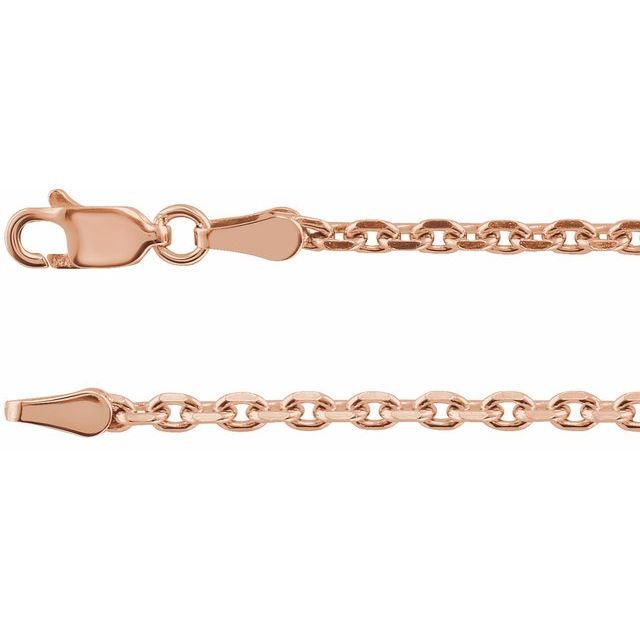 Diamond-Cut Cable Chain