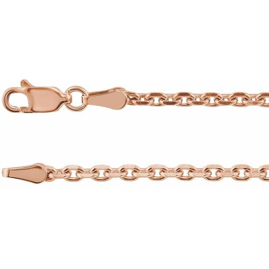 Diamond-Cut Cable Chain