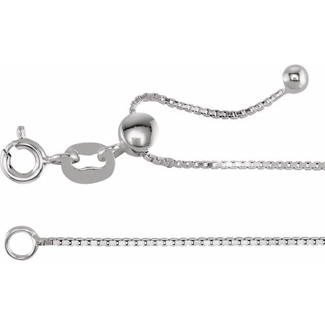 .75 mm Adjustable Box Chain