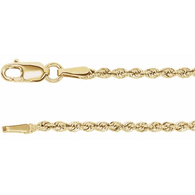 3.9 mm Diamond-Cut Rope Chain