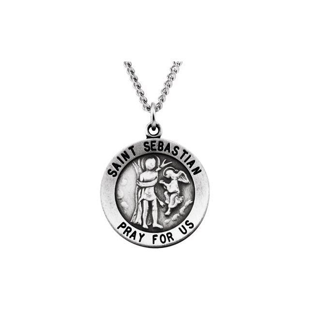 St. Sebastian Medal Necklace or Pendant
