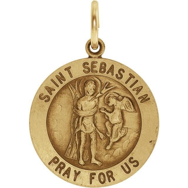 St. Sebastian Medal Necklace or Pendant
