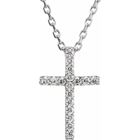 Petite Cross Necklace or Pendant