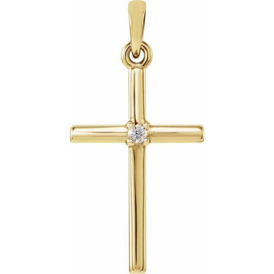 Birthstone Cross Pendant