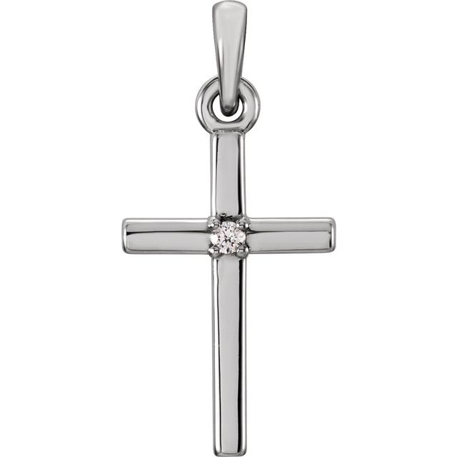 Birthstone Cross Pendant
