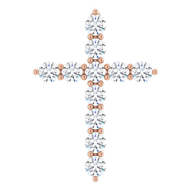 Accented Cross Necklace or Pendant