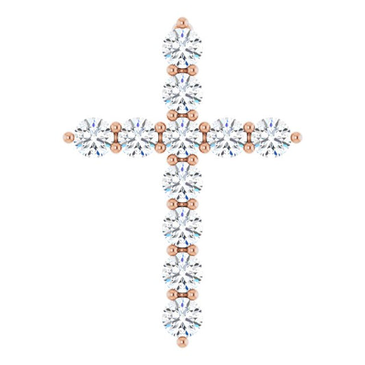 Accented Cross Necklace or Pendant