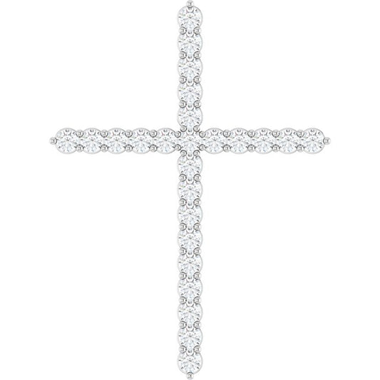 Accented Cross Necklace or Pendant