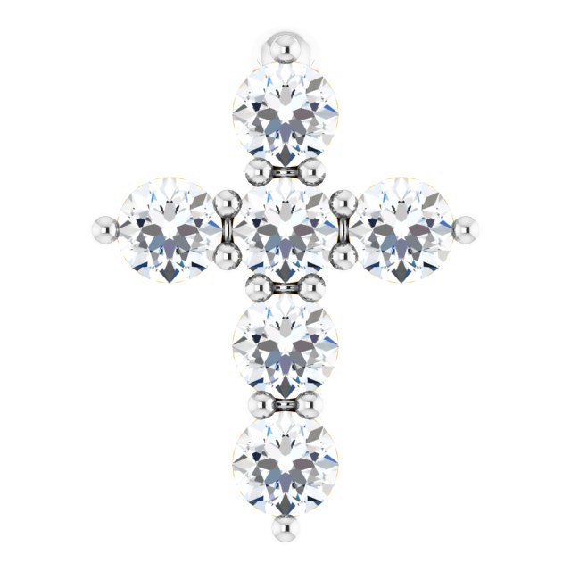 Accented Cross Necklace or Pendant