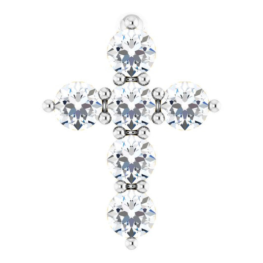 Accented Cross Necklace or Pendant