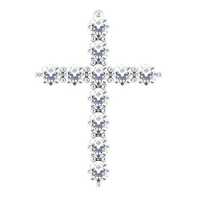 Accented Cross Necklace or Pendant