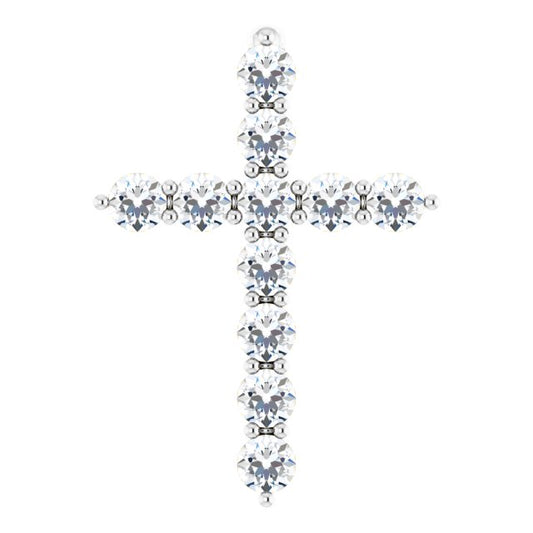 Accented Cross Necklace or Pendant