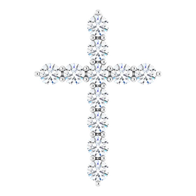 Accented Cross Necklace or Pendant