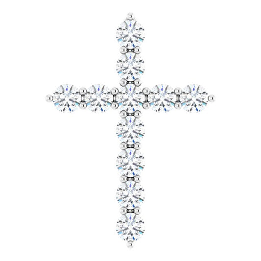 Accented Cross Necklace or Pendant