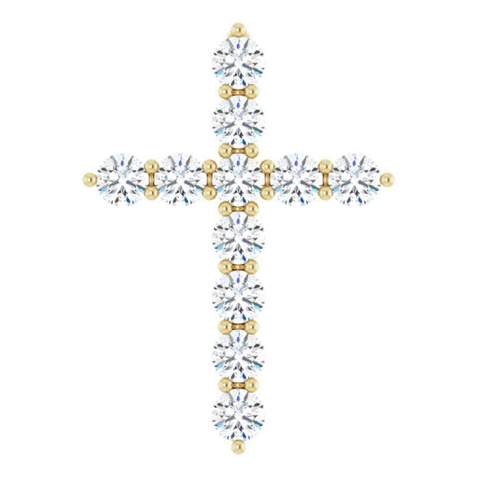 Accented Cross Necklace or Pendant