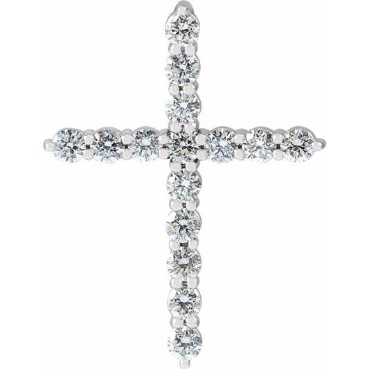 Accented Cross Necklace or Pendant