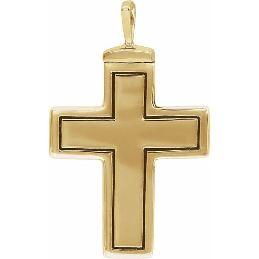 Cross Ash Holder Necklace or Pendant