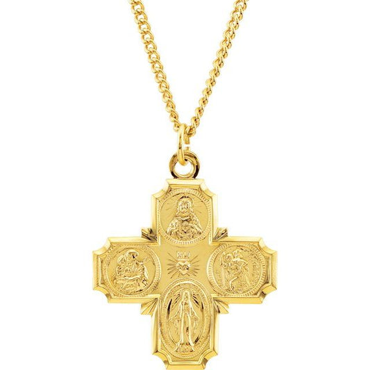 Four-Way Cross Necklace