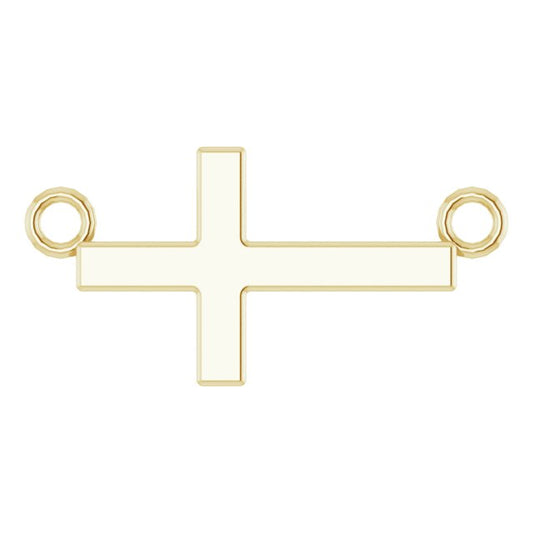 Sideways Cross Necklace
