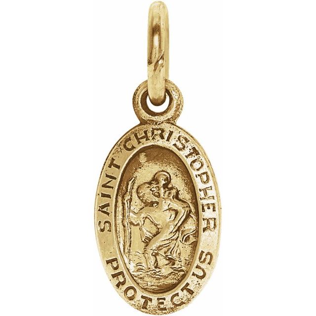 St. Christopher Medal Necklace or Pendant