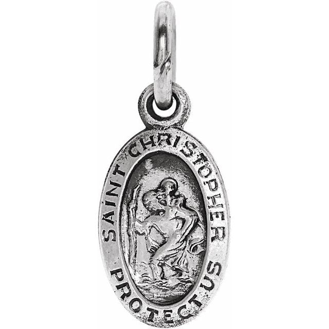 St. Christopher Medal Necklace or Pendant