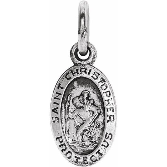 St. Christopher Medal Necklace or Pendant