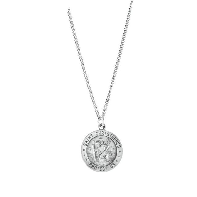 St. Christopher Medal Necklace or Pendant
