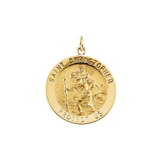 St. Christopher Medal Necklace or Pendant