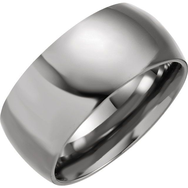 Titanium Domed Band
