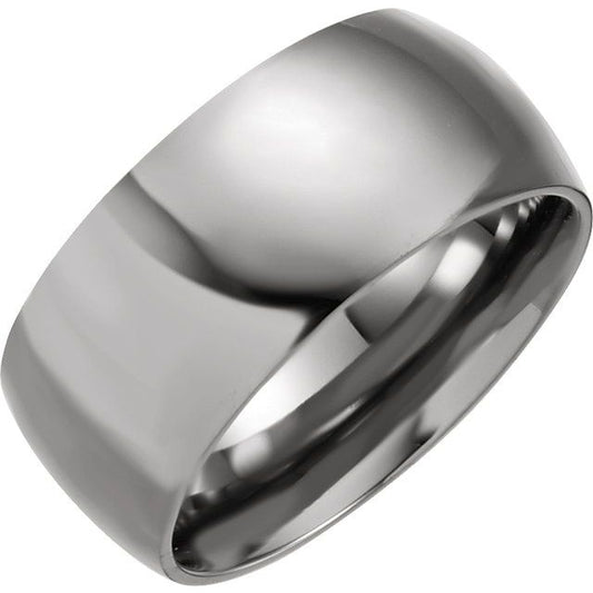 Titanium Domed Band