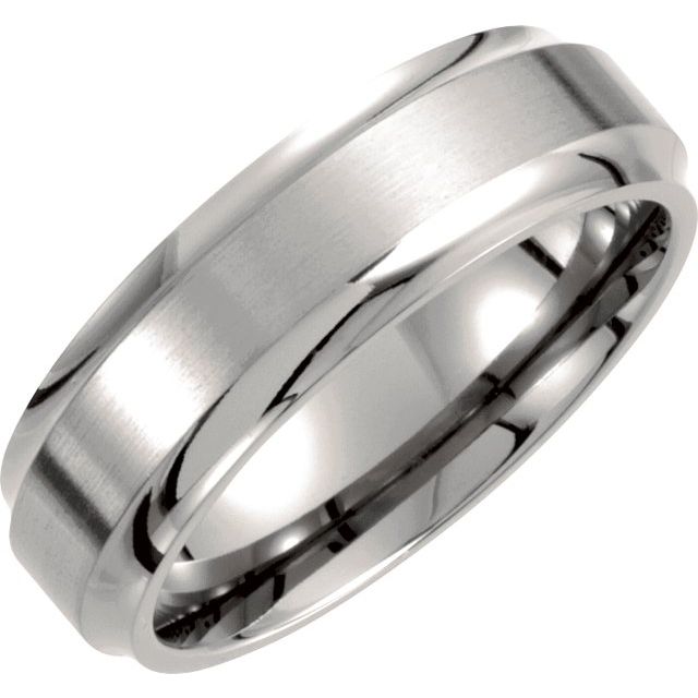 Titanium Ridged Band